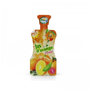 plast Oregelbunden vattenpåse för särskild form för juice Flytande förpackningar Die Cut Pout-påsar
