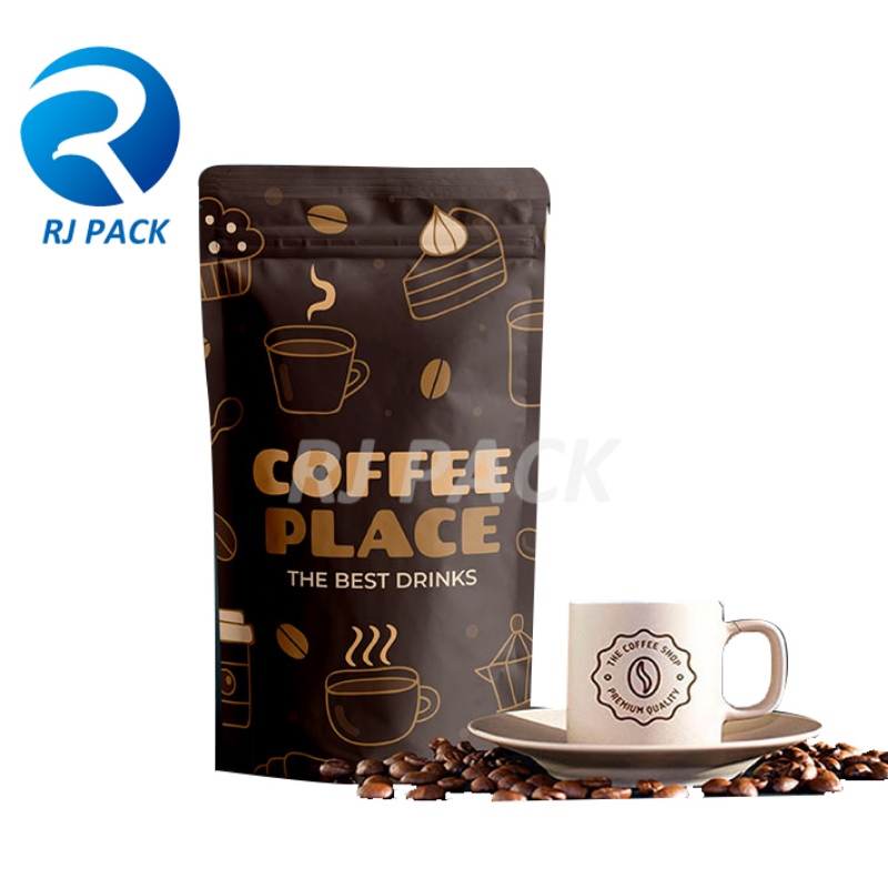 Dopack med ventil för kaffe